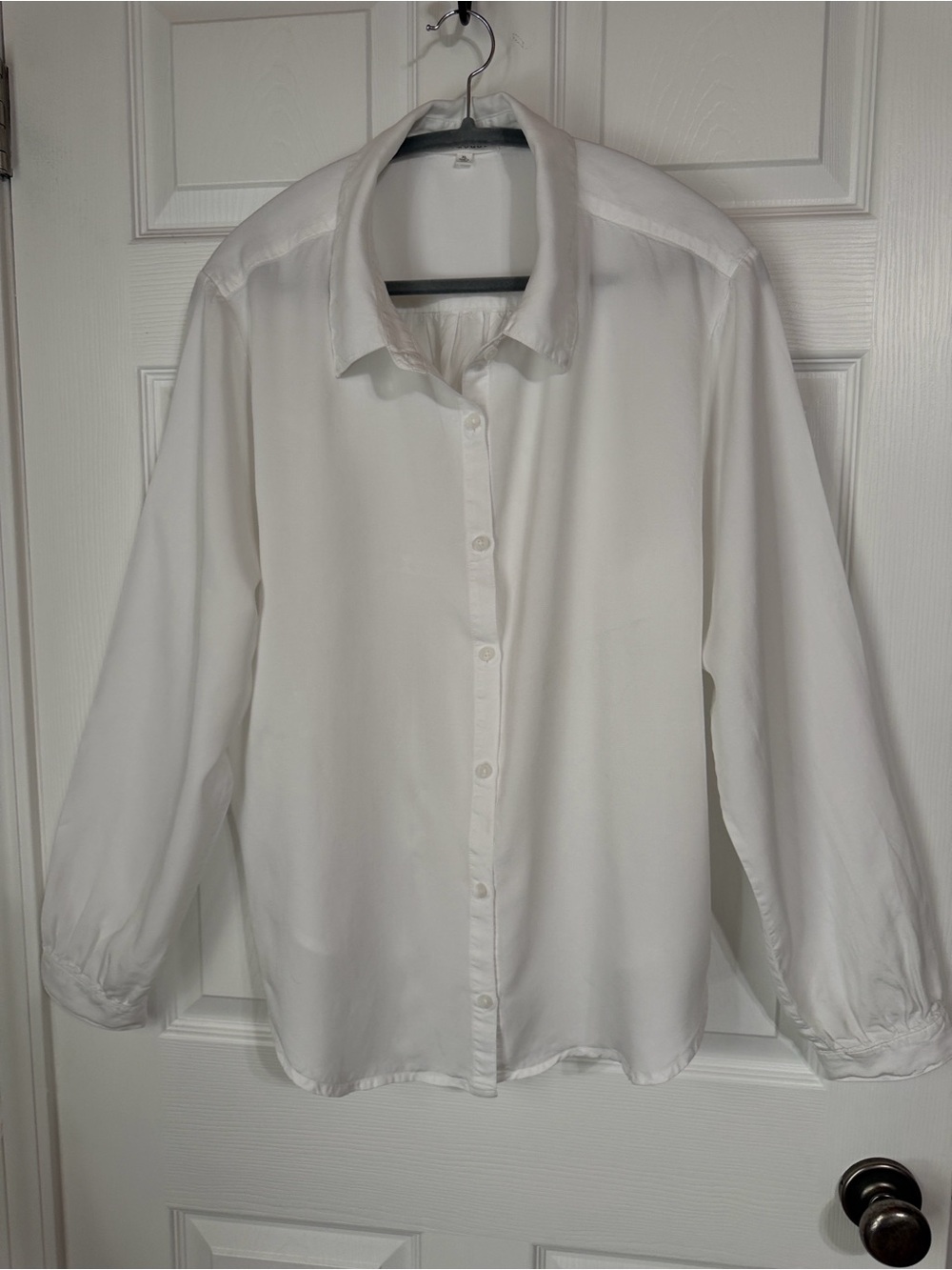 Mododoc White Button-Down Blouse